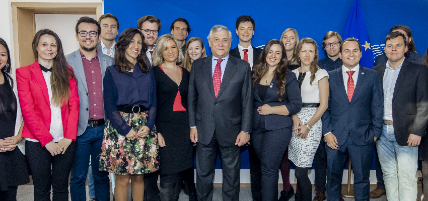 Escena Erasmus celebra en el Parlamento Europeo los 10 años del Premio Carlomagno de la Juventud